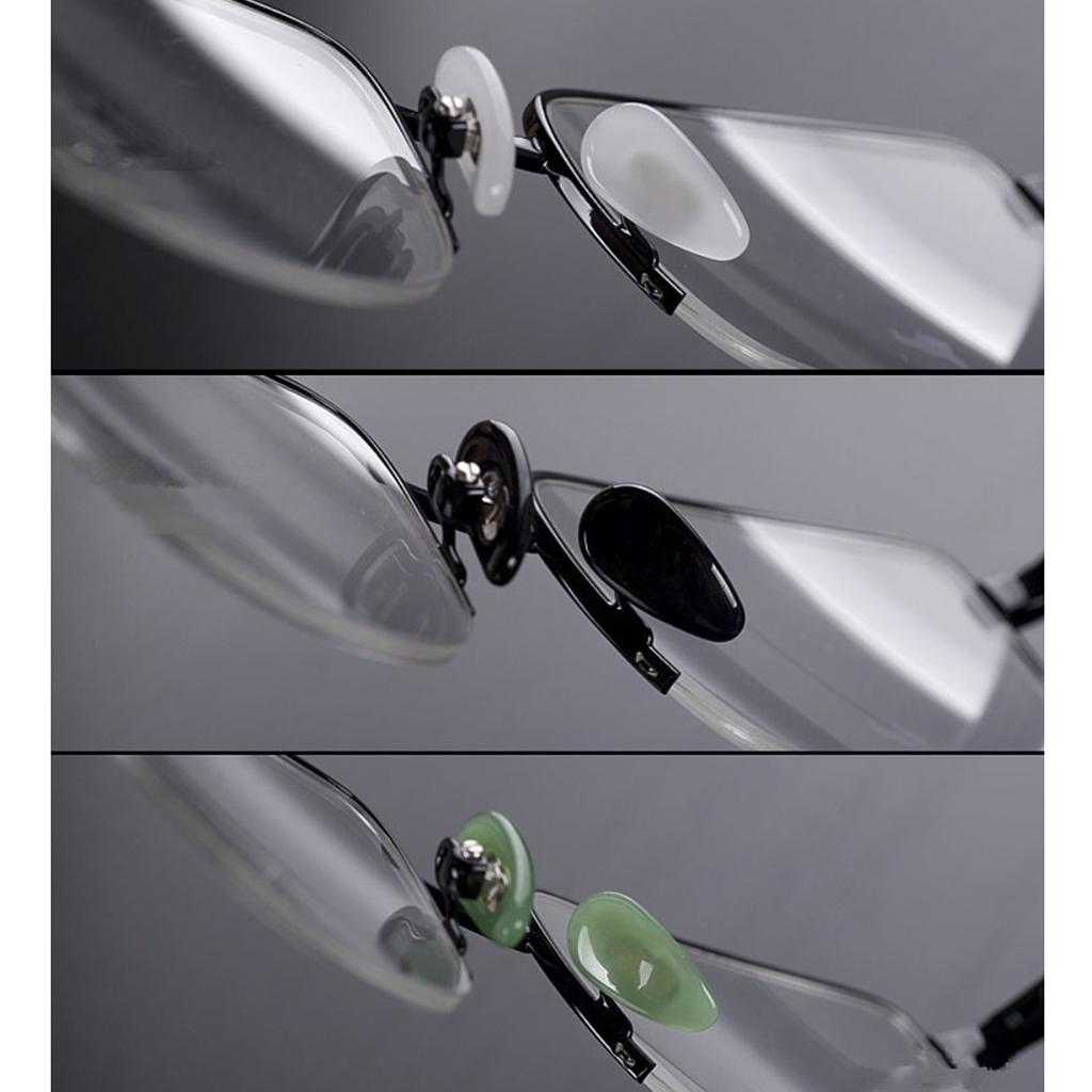 1 Pair of Jade Nose Pads Glasses Pads Glasses Spare Parts for Glasses