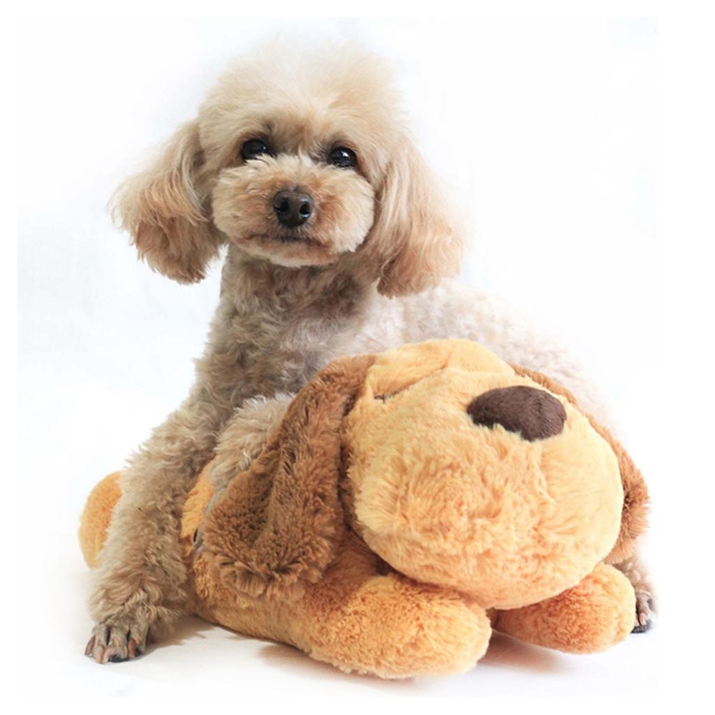 stuffed dog toy with heartbeat