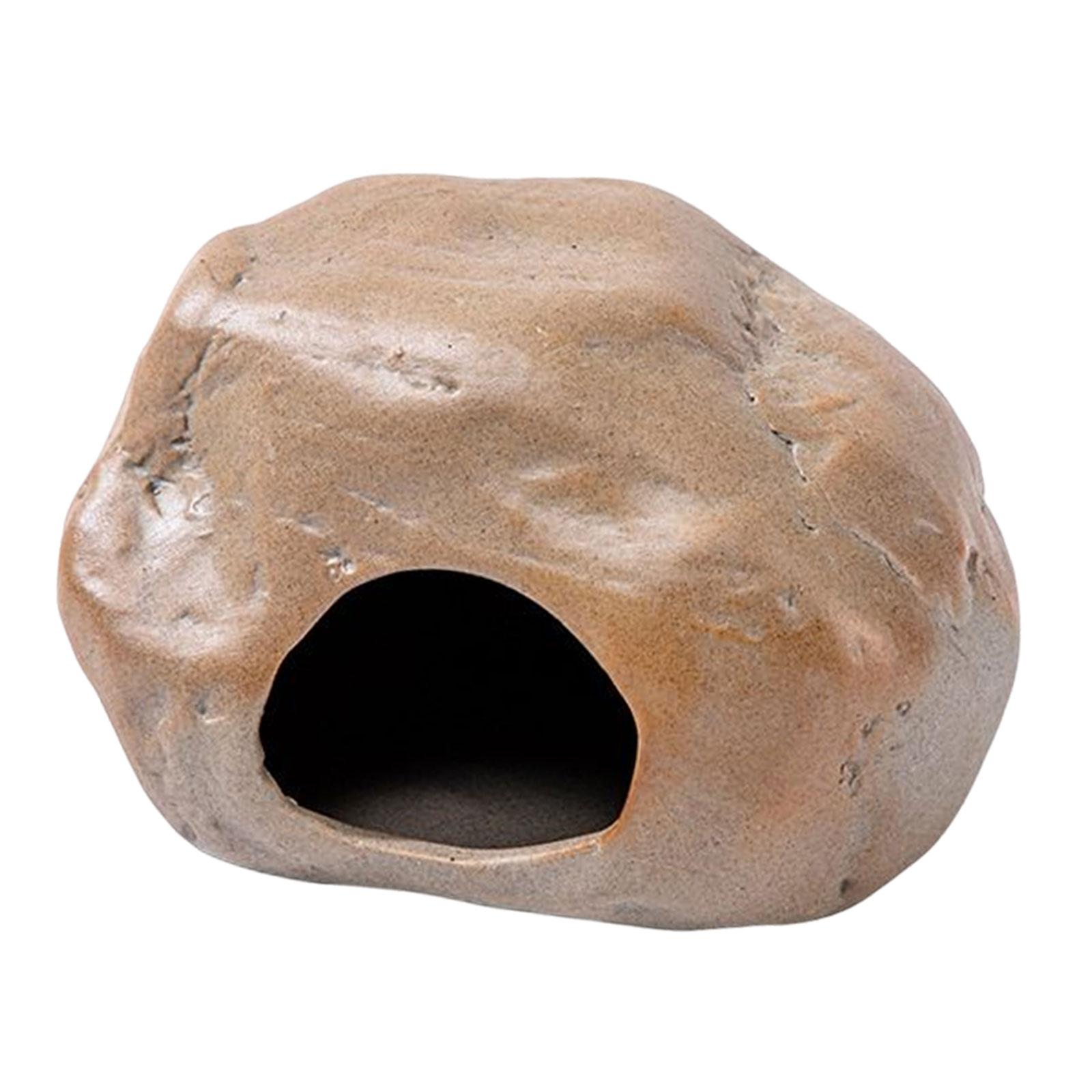 Hamster Cave Landscape Ceramic Hideout Nest Cage Critter Bath Pets